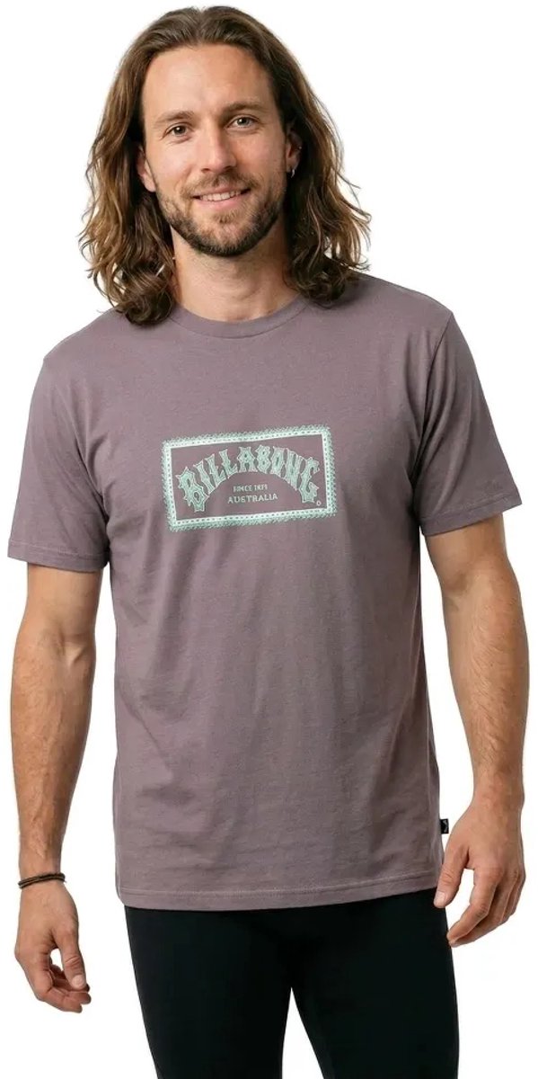 Billabong Arch Frame T-shirt Met Korte Mouwen S Man Paars