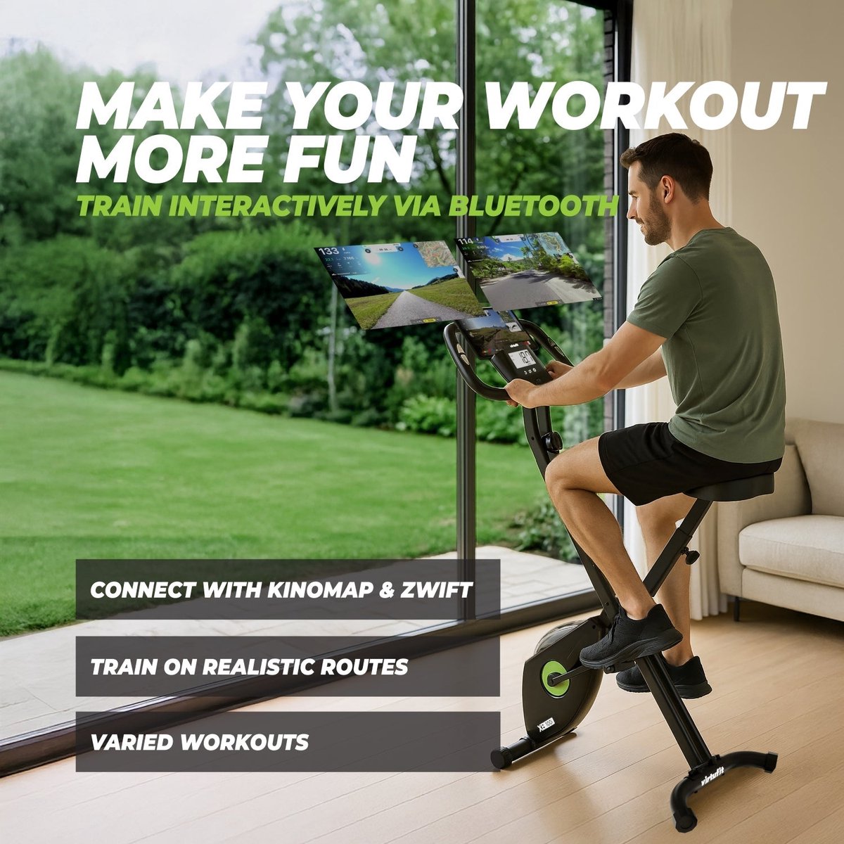 Sporttrader XB100i Opvouwbare Hometrainer - afbeelding 3