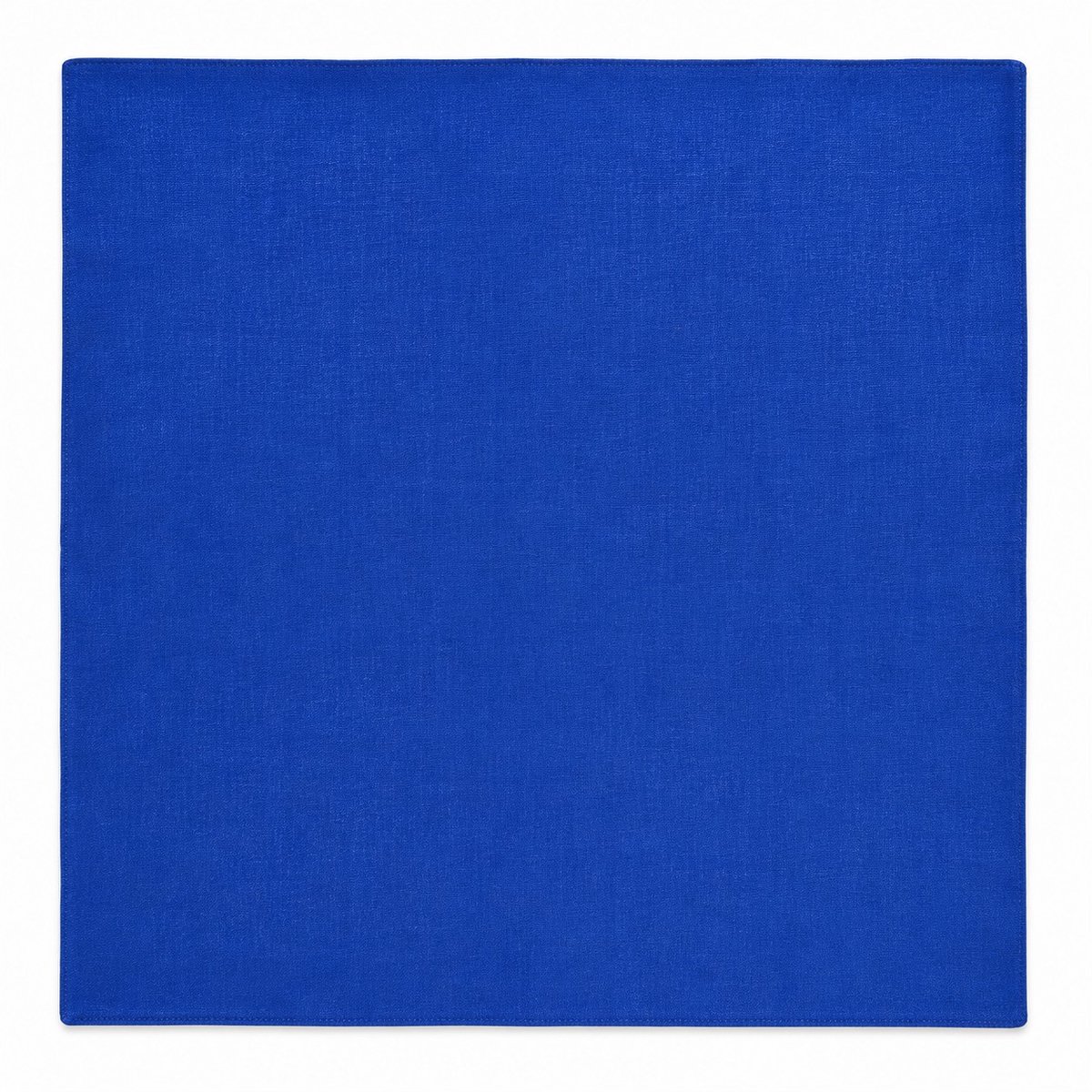 Haarsoires Bandana Zakdoek 55x55cm – Effen – Cobalt Blauw - Multifunctioneel Accessoire voor Haar, Festivals en Mode - One Size & Unisex