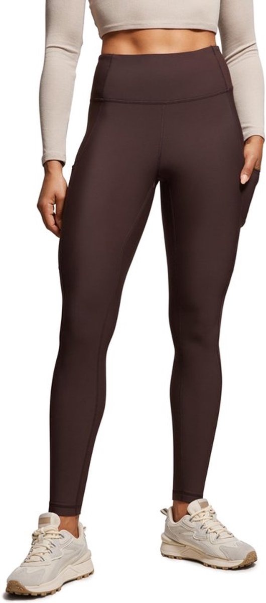 Allecto Thermische fleece leggings Winterwarme damesbroek Hoog Zwart