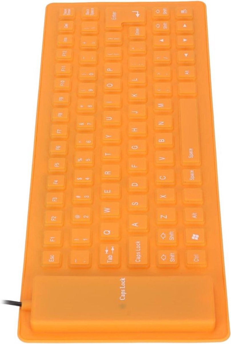 Dailygoods - Rolbaar Siliconen Toetsenbord, Waterdicht en Draagbaar