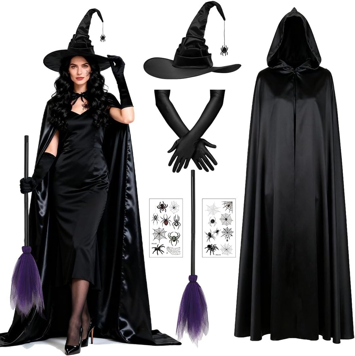 Halloween Cape voor Volwassenen - Meleager Kostuum voor Feestjes en Verkleedpartijen