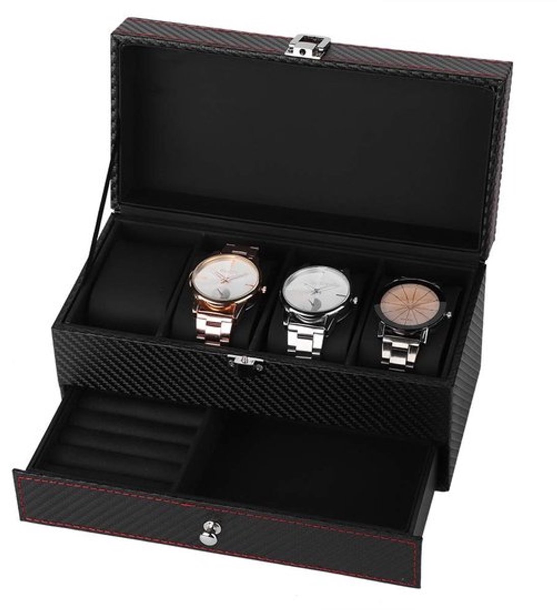 Allecto - Sieradendoos - Organiser voor Sieraden - Duurzaam en Stijlvol - Zwart
