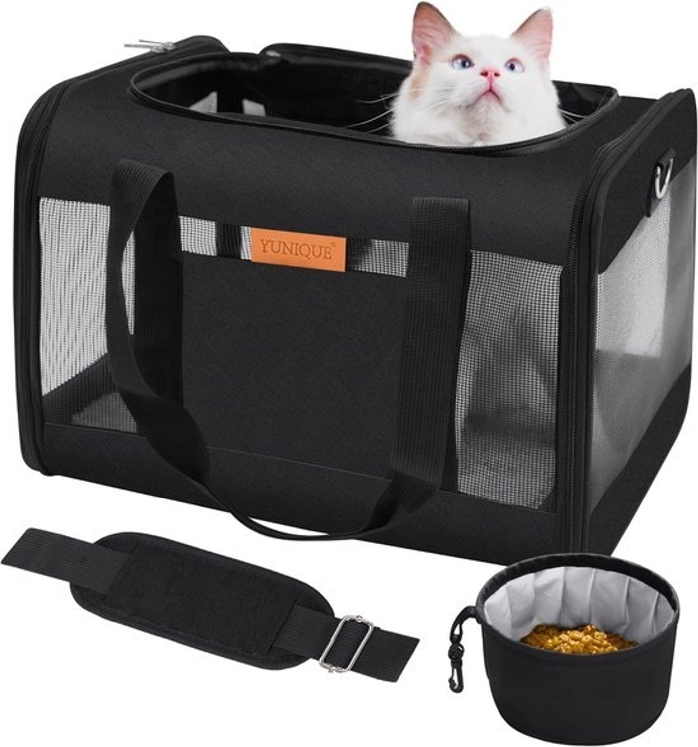 Zachte draagtas voor katten en honden - Reistas voor huisdieren - Geschikt voor puppy en kat