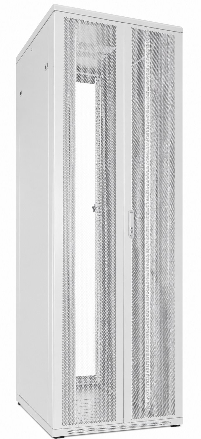 DSIT 47U witte serverkast met dubbele geperforeerde voor- en achterdeuren 800x1000x2200mm (BxDxH) - serverbehuizing - serverrack - 19 inch