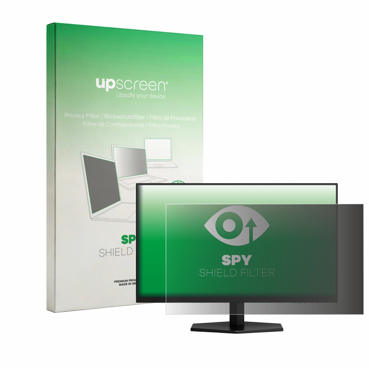 upscreen - privacyscherm voor AOC Q27G42ZE - privacy filter screenfilter Blauwlichtfilter
