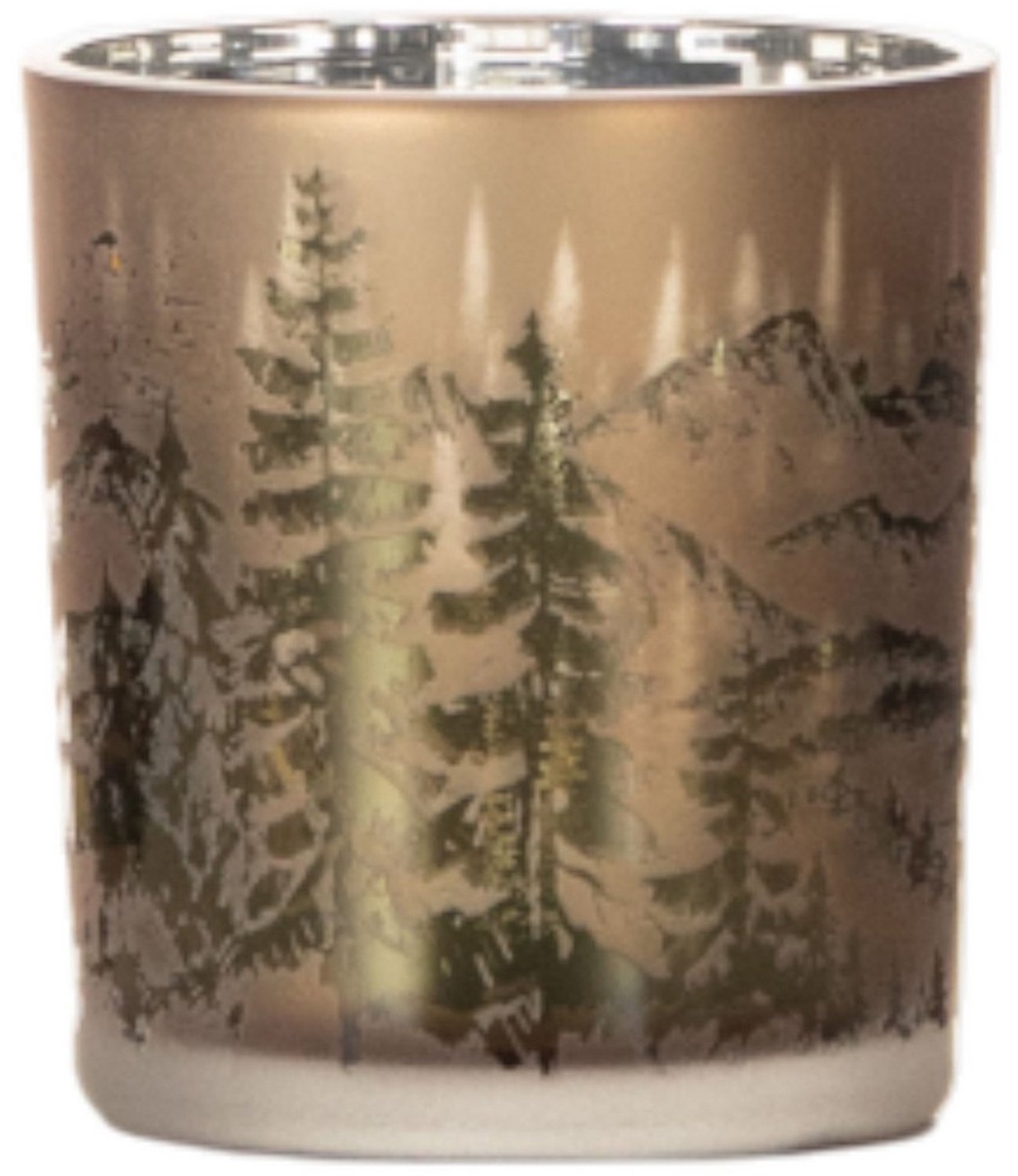 Tea Light holder mountains beige 8cm