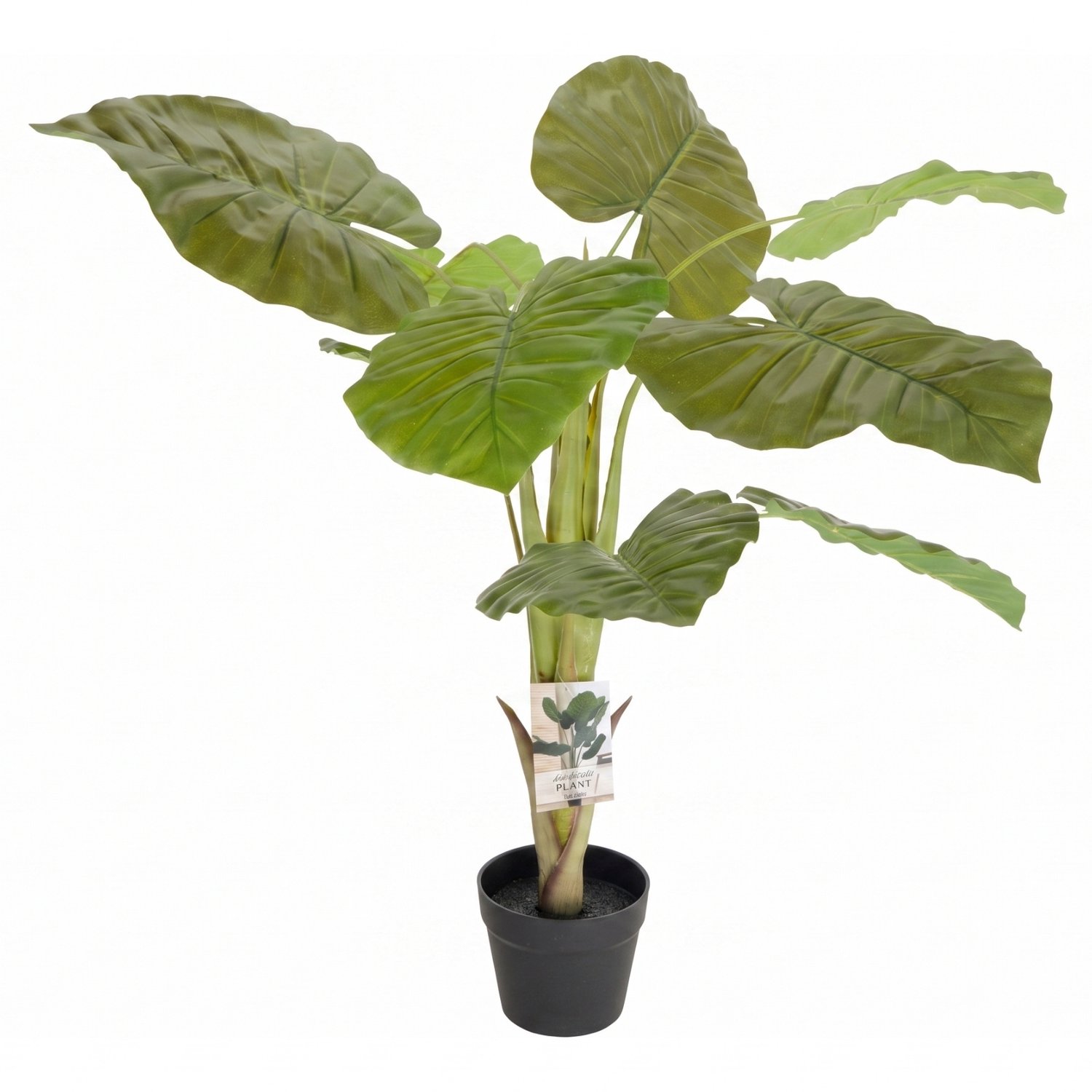 Botanical Decoration Kunstplant, Alocasia, 110 cm Groen