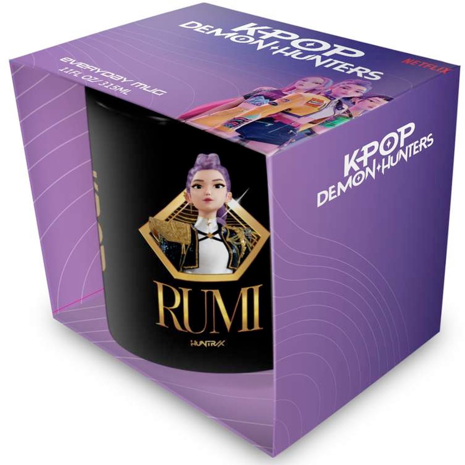 KPop Demon Hunters Golden Rumi - Black Pod Mug Unisex Kop - Neutraal - Standard