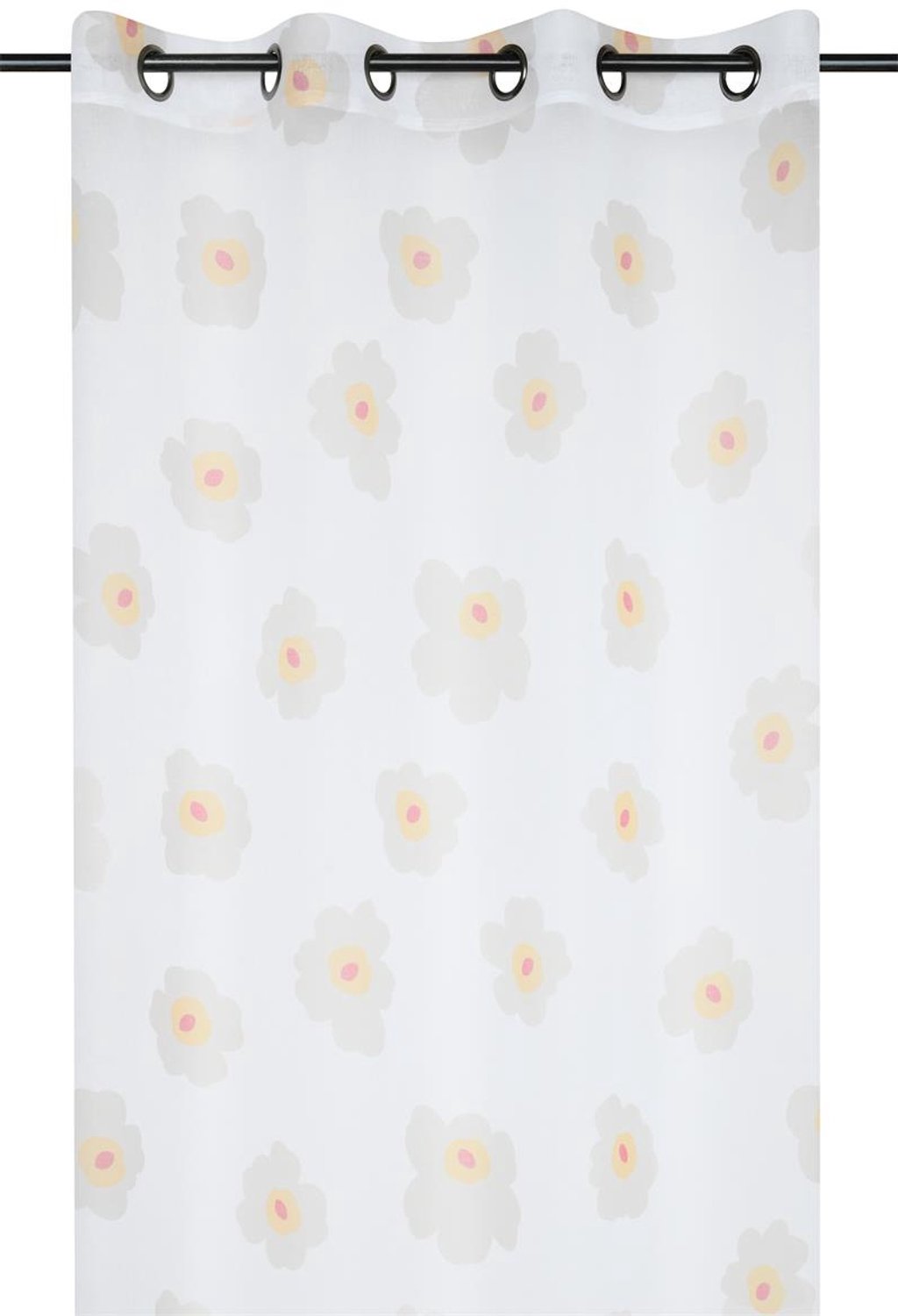 STOF - Gordijn met madeliefjes, SWEETLOVE, 140 x 260 cm