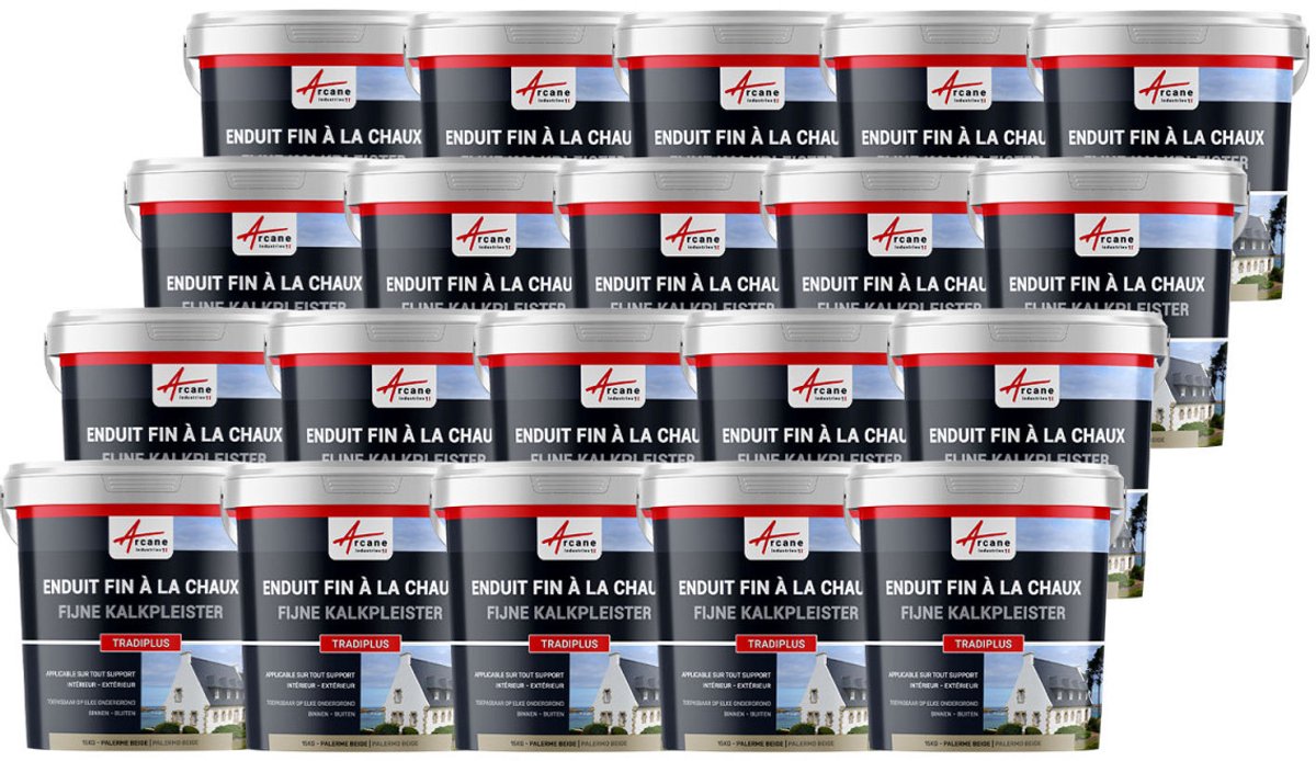 Fijne kalkpleister voor binnen- en buitendecoratie - TRADIPLUS
