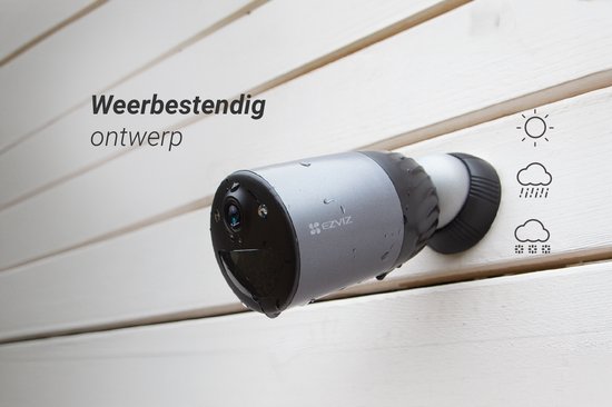 Ezviz BC1C Pro - 4K Ultra HD - Batterijcamera - Kleur nachtzicht - 10400 mAh - MicroSD Card - Zwart van EZVIZ — afbeelding 4