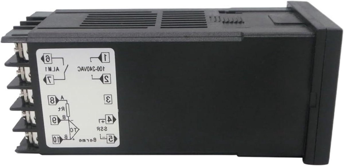 Verwarmingselement Onderdelen - Temperatuurregelaar Thermokoppel - Temperatuur Controleren - Met REX-C100 Controller - Type K - Zilver