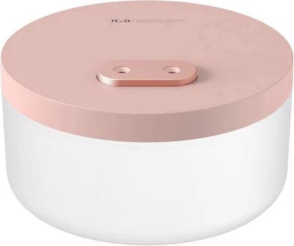 Luchtbevochtiger 1 Liter USB - Ultrasonisch - Kleurrijke Nachtlamp - Ideaal voor slaapkamer, auto, kantoor - SnelShoppen