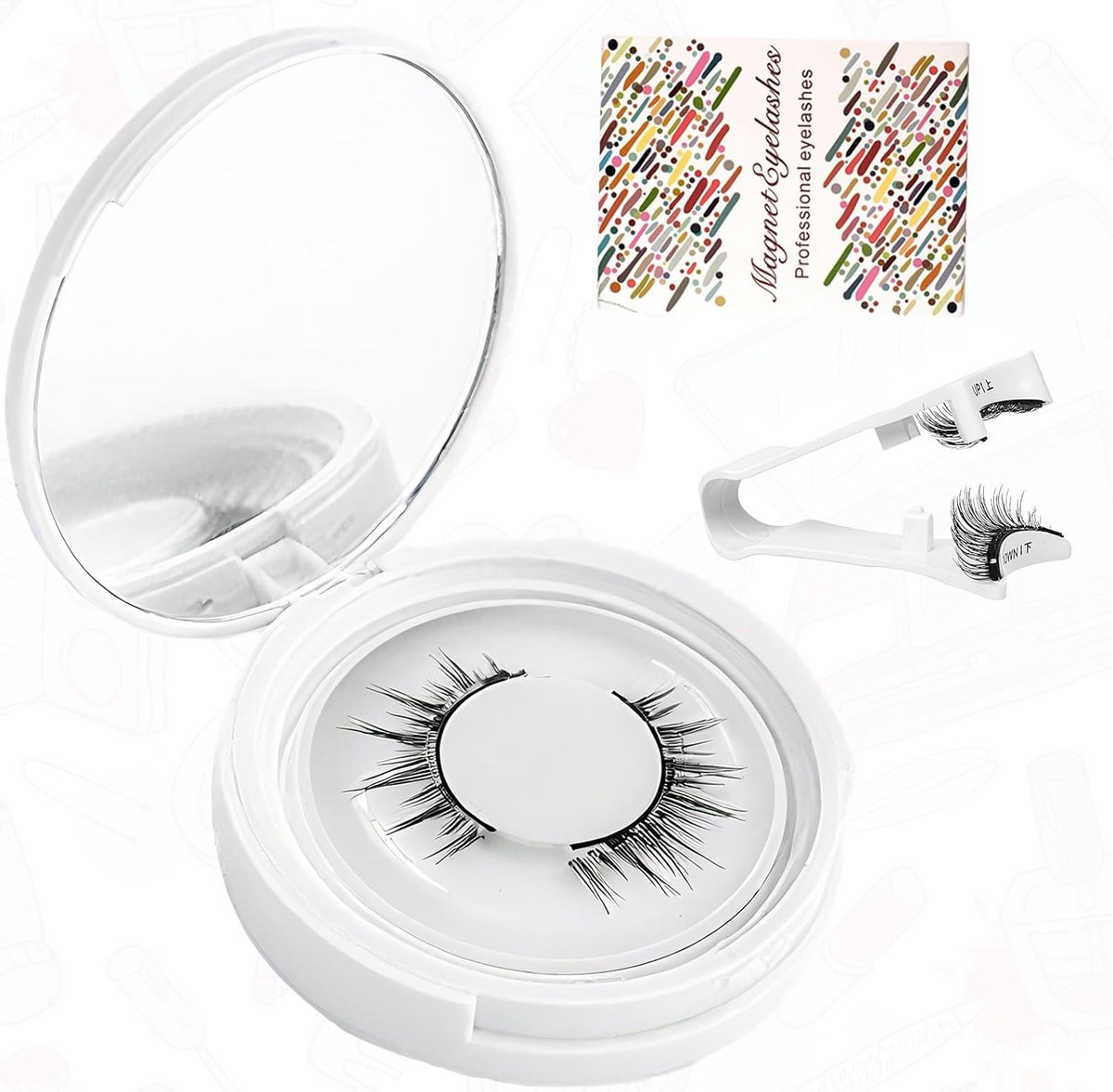 Magnetic Eyelashes, Magnetic Eyelash With Natural Look, Magnetic Eyelashes Natural, Reusable Magnetic False Eyelash - ShopVlot