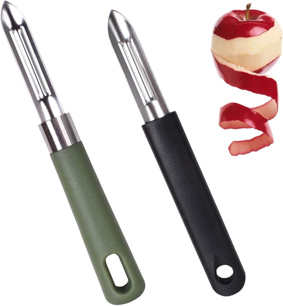 Aardappelschiller - 2 Stuks - Ergonomische Handgreep - Snel en Efficiënt Schillen - ShopVlot