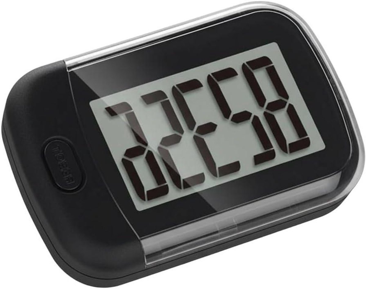 Nauwkeurige Stappenteller - Activiteit Tracker - Gezondheid Monitoren - 3D Tri-Assige Sensor - Compact Ontwerp - Zwart