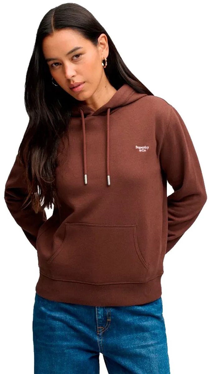 Superdry - Signature Geborduurde Hoodie - Dames - Hoodies