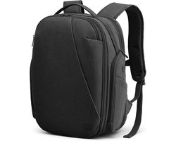 Ruimtebesparende Reistas met Uitbreidbare Functie voor 17 Inch Laptop, Minimalistisch Ontwerp, Lichtgewicht en Casual Backpack voor Vrouwen en Mannen, Ideaal voor Handbagage en Reizen