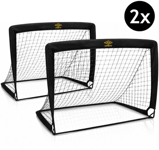 Umbro Pop-Up Voetbaldoel Set van 2