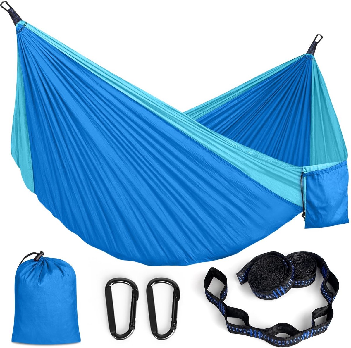 Omgoods - Camping Hangmat 295x140cm - Met Straps en 800lbs Draagcapaciteit