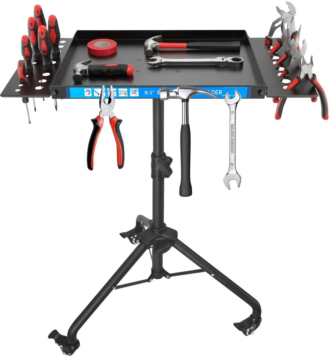 Omgoods - Mobiele Werkbank met Wielen en Hoogte Verstelbaar