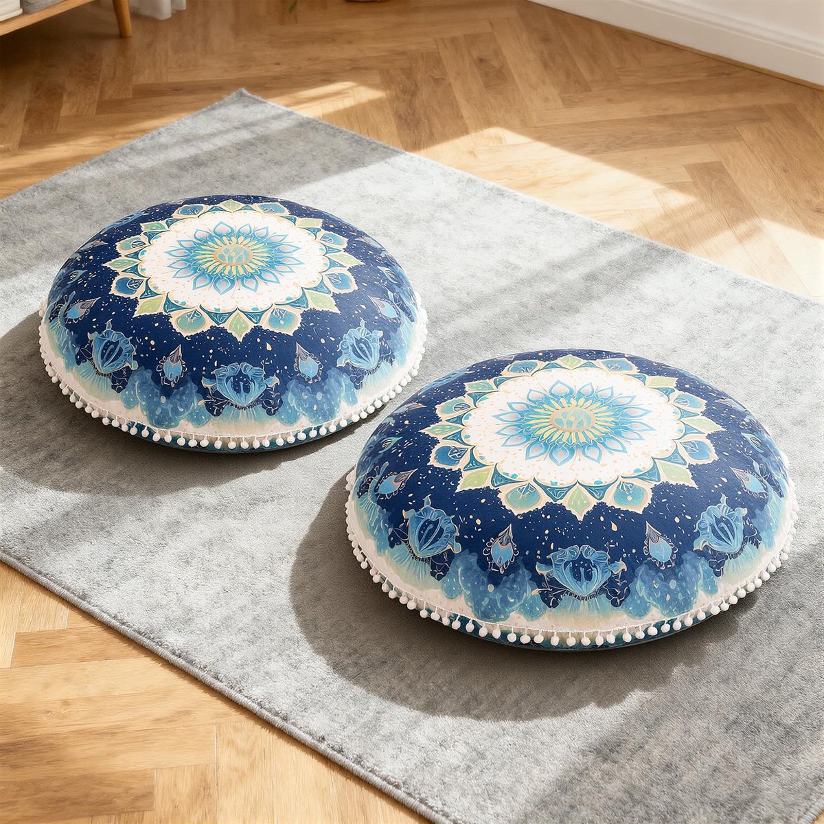 Omgoods - Set van 2 Ergonomische Meditatiekussens voor Yoga