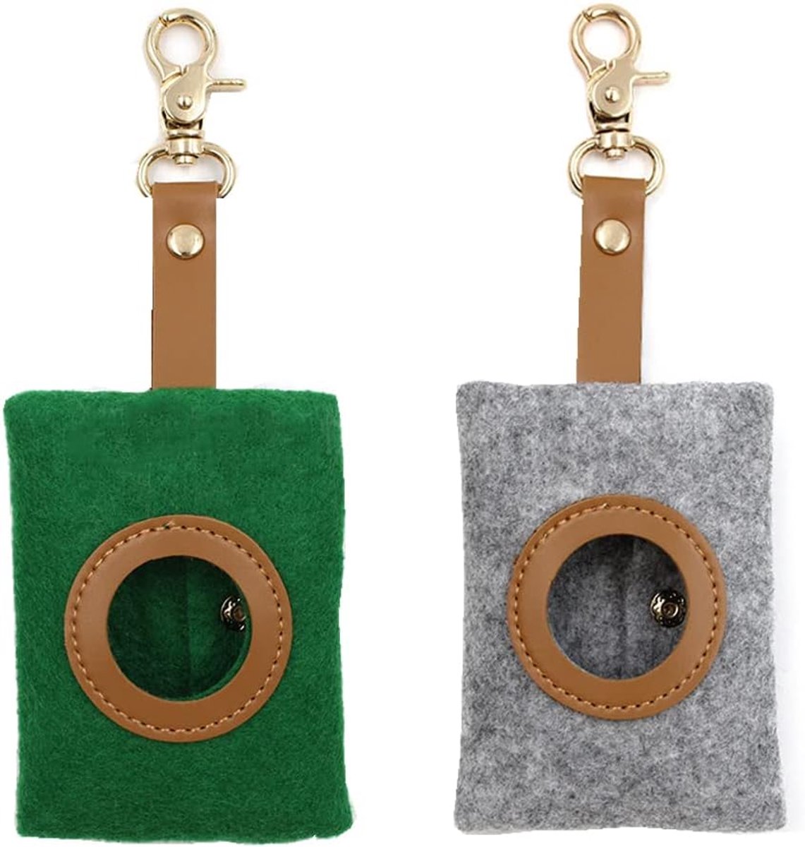 2Pcs Dog Waste Bag Dispenser for Dog Leash, Dog Poop Bag Holder Dispenser, Portable Dog Poop Bag Holder, Dog Poop Bag - ShopVlot