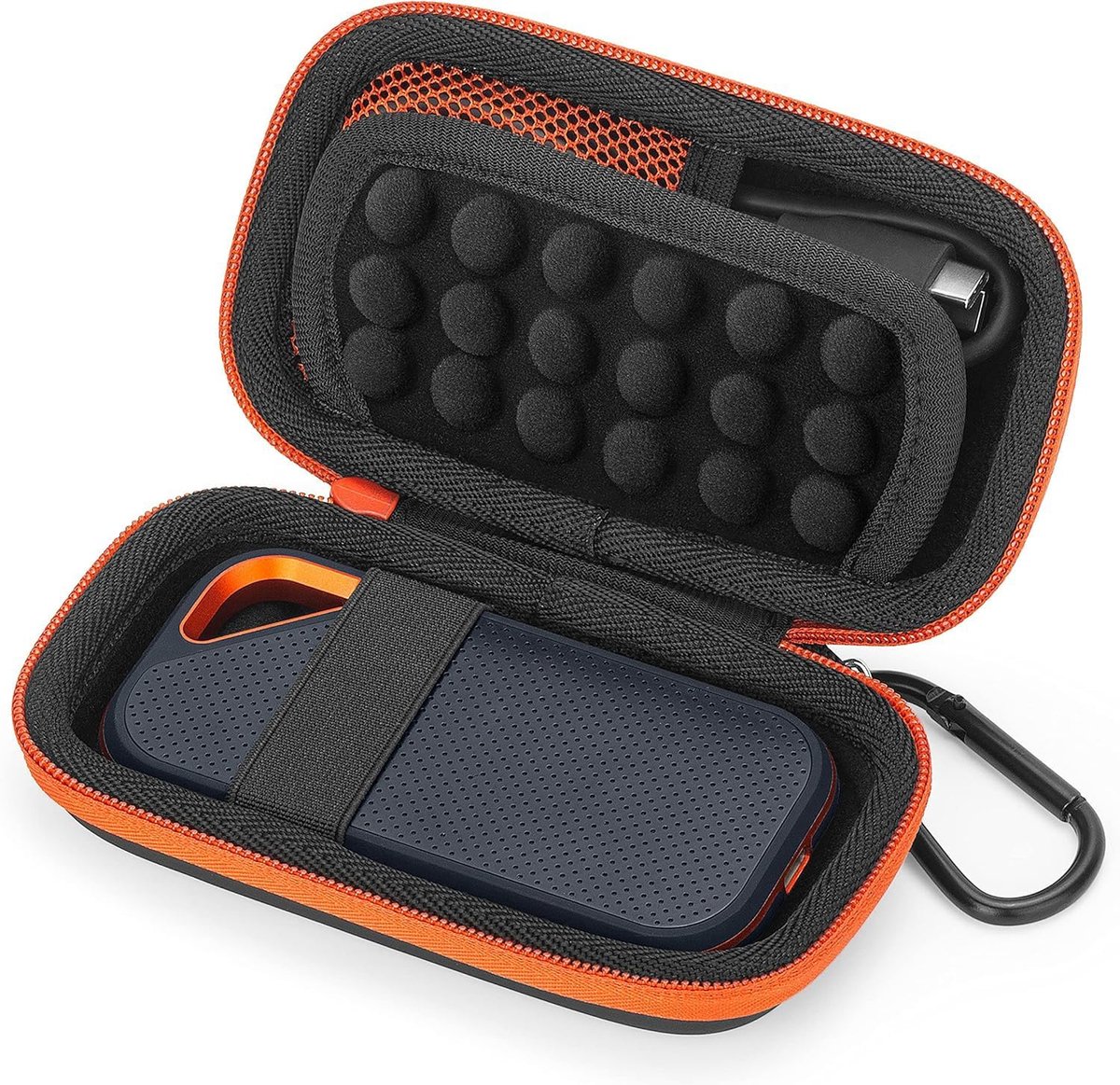 YINKE Protective Case for SanDisk Extreme/Pro, Crucial BX500/X8, WD My Passport Portable SSD, Hard Case EVA Protective - ShopVlot