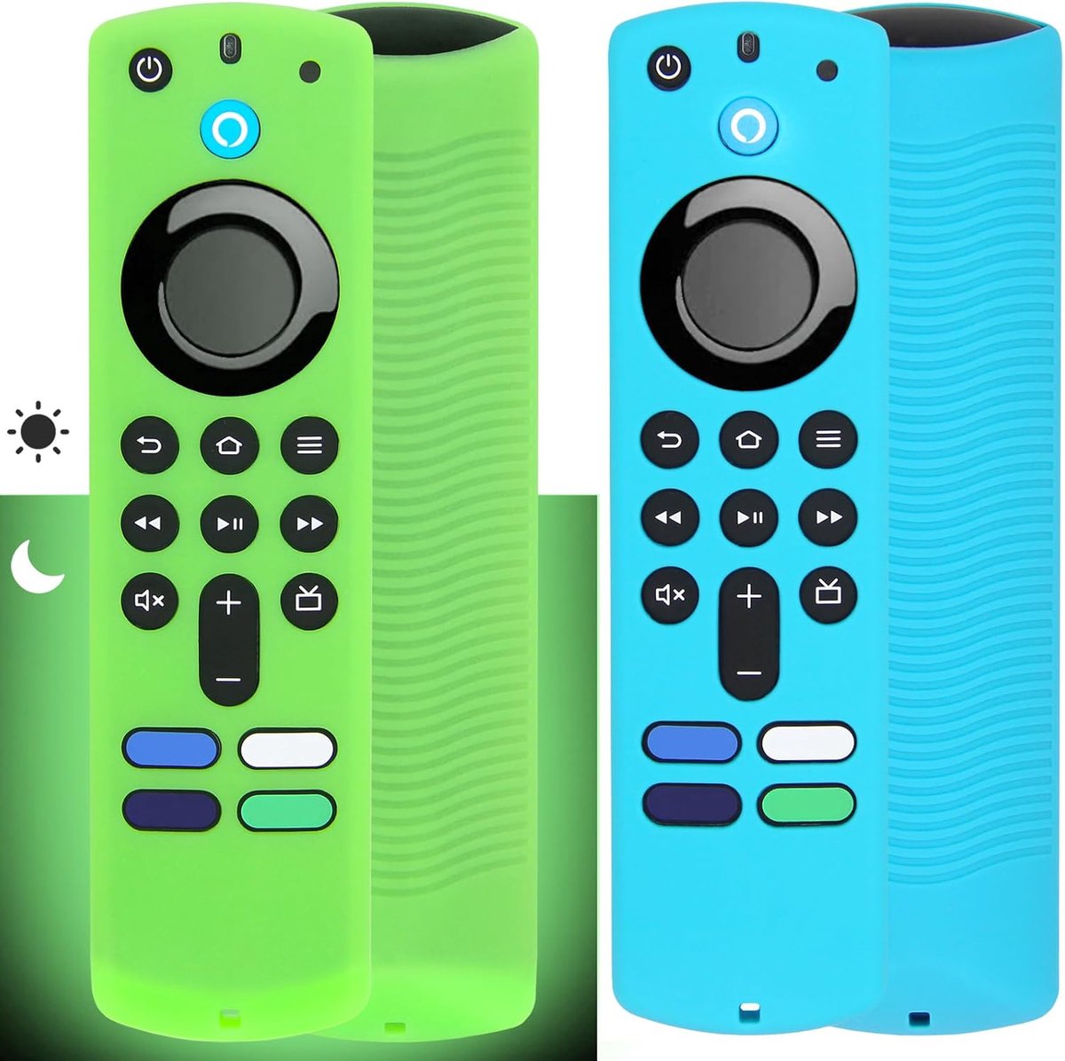 [2 Pack] Pinowu Remote Control Case Compatible with Fire TV Stick Alexa Voice Remote 3rd Generation, Anti-Slip - ShopVlot