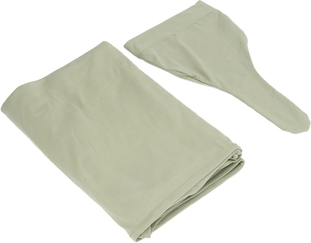 Baby inbakerdeken met hoed - Wikkeldoek en muts - Pasgeboren comfort - Zacht en ademend materiaal - 80x80 cm - Groen