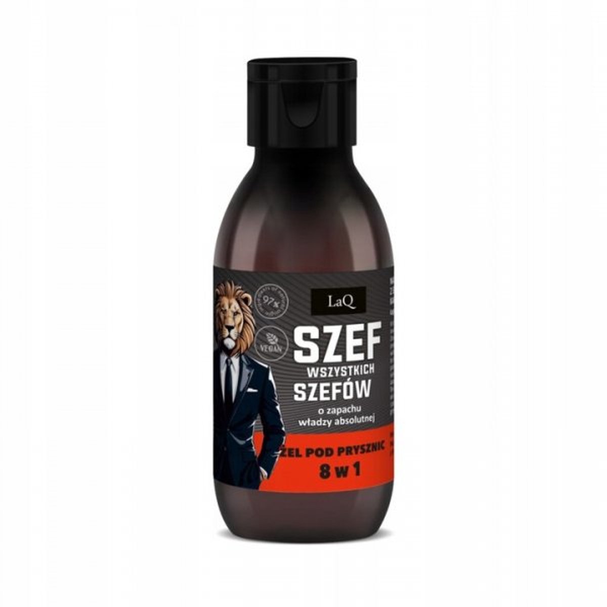 LaQ 8-in-1 douchegel voor mannen - vegan - 100 ml