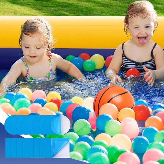 Zwembad Reparatie Pleisters - Onderwater Plakset - Zwembad Herstellen - Zelfklevend PVC - 20 stuks - Multicolor — afbeelding 2
