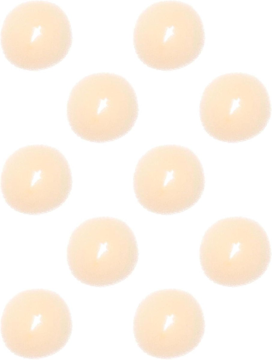 Haarknopen Vormgever - Haar Donut Hulpmiddel - Haar Stijlen - Herbruikbaar Nylon Gaas - 73 cm - Beige