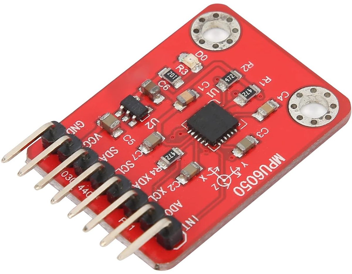 6-Axis Gyroscope en Accelerometer Module met 16-Bit AD Converter en IIC Interface voor Robotica en Drone Projecten