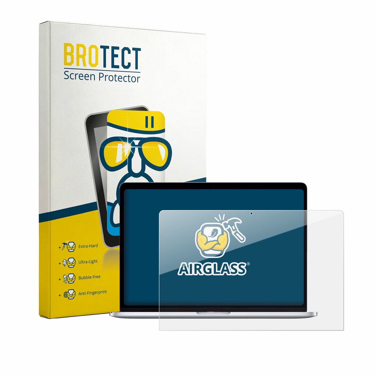 Screenprotector voor Apple MacBook Pro 15" 2018 Beschermglas transparant