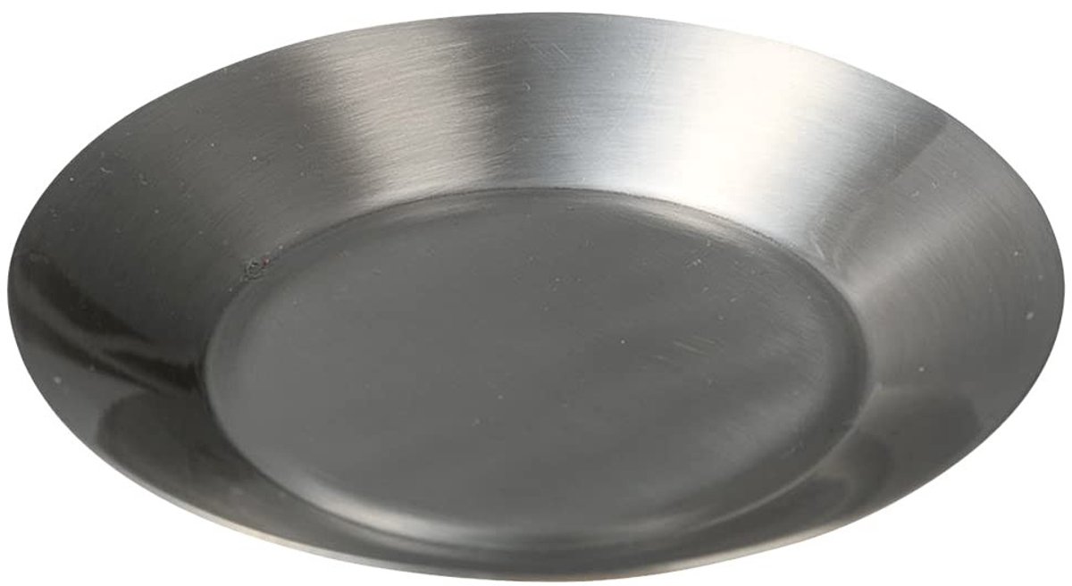 Omgoods - Kaarsenhouder van RVS in Mat Zilver met Ø8cm