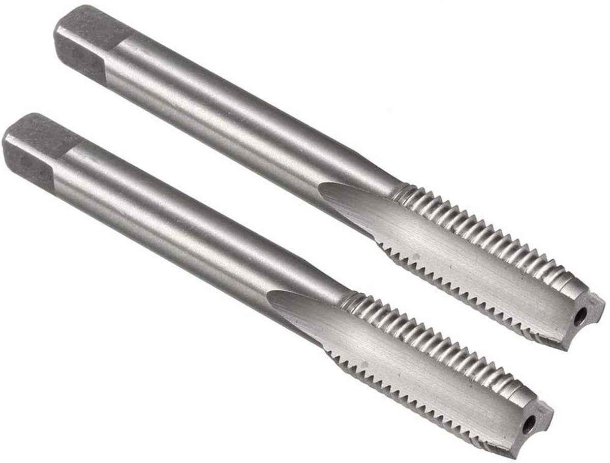 Omgoods- Machine Tap M10 x 1,25mm - 2 stuks - HSS Uncoated - Draad Tappen - Slijtvast - Geschikt voor Metalen - Draadtap
