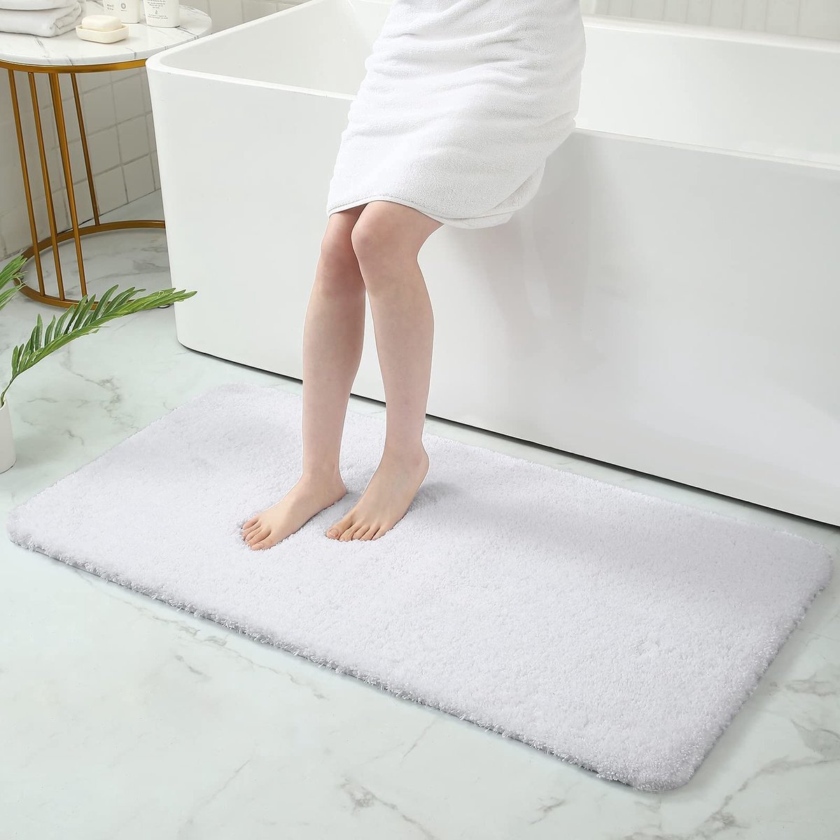 Omgoods - Zachte en Fluffy Badmat van Microvezel 60 x 120 cm