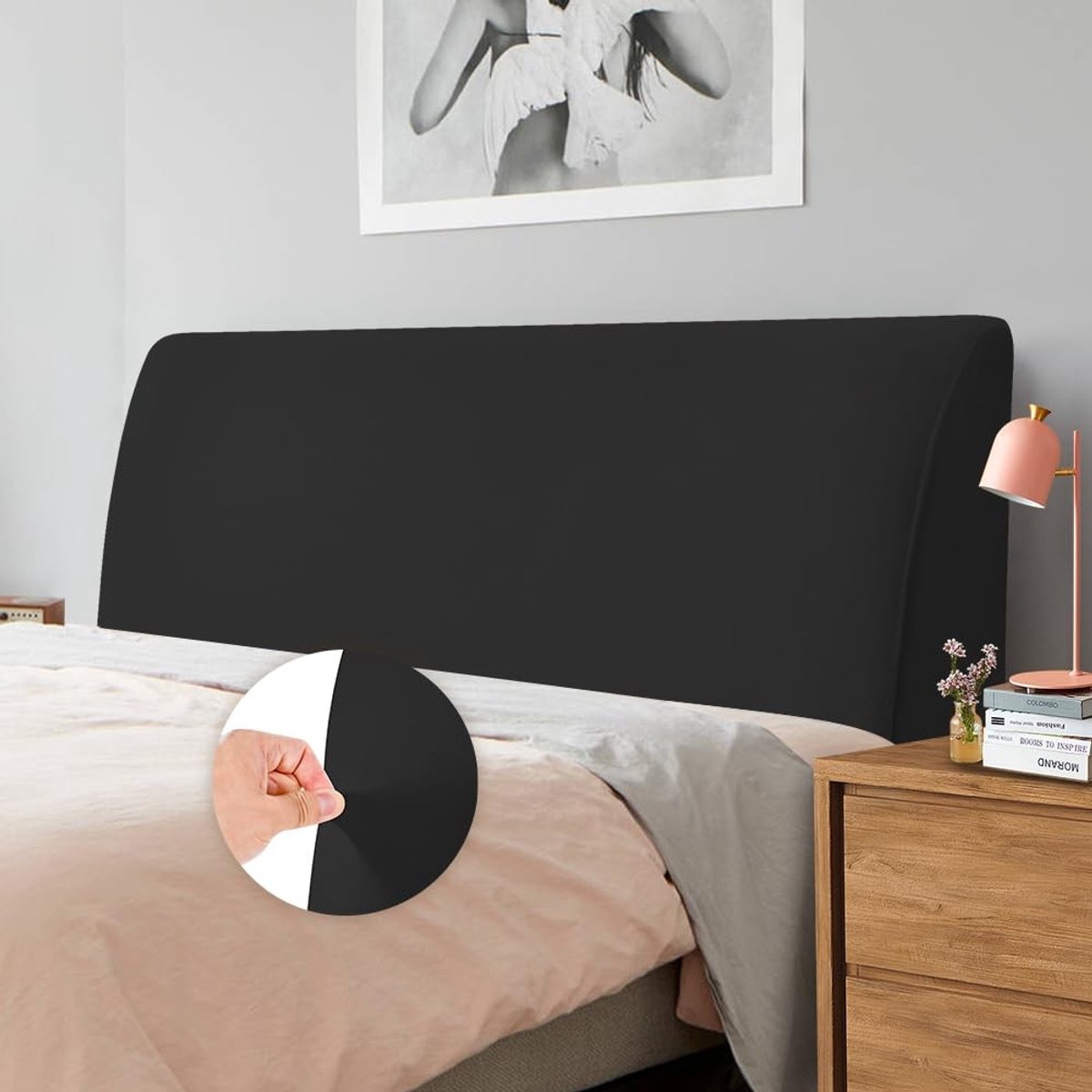 Omgoods - Beschermende Hoes voor Bedhoofdbord van Velours
