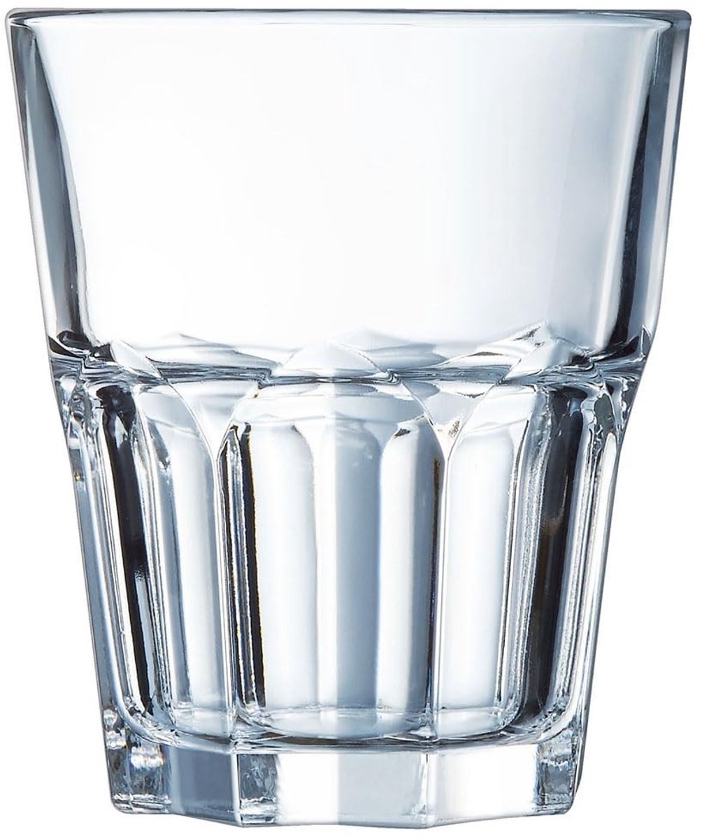 Omgoods - Set van 6 Laagrand Glazen 270 ml voor Koude Dranken