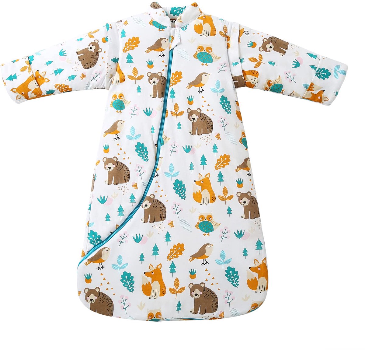 Omgoods - Baby winter slaapzak, 3.5 Tog, organisch katoen, diverse maten van geboorte tot 4 jaar