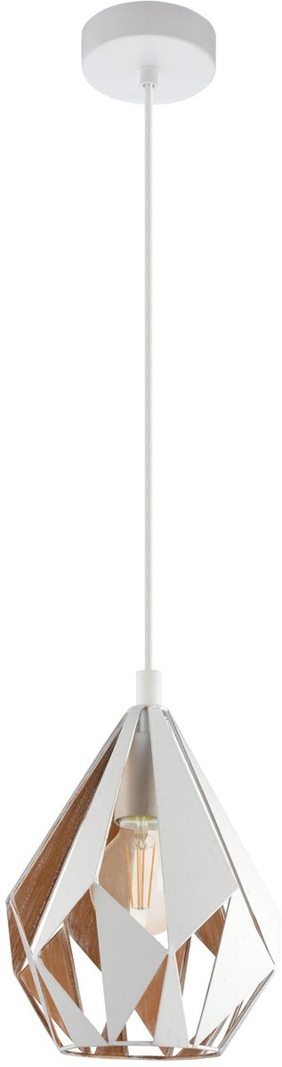 Omgoods - Vintage Pendant Lamp met E27 Fitting en Metalen Kap