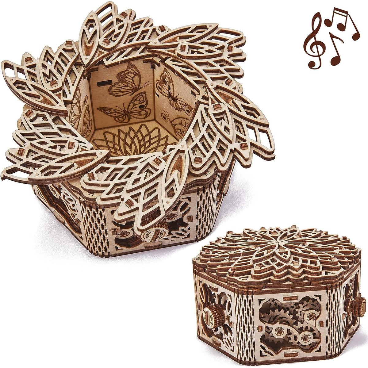 Omgoods - Houten Muziekdoos Kit voor Volwassenen en Kinderen