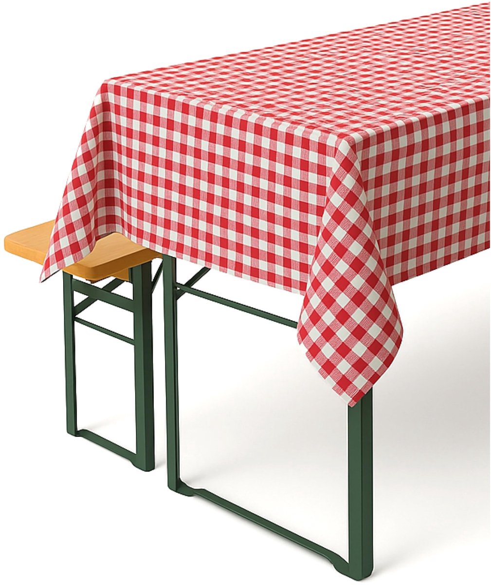 Omgoods - Geruite Tafelkleedset van 12 Stuks 40 x 40 cm