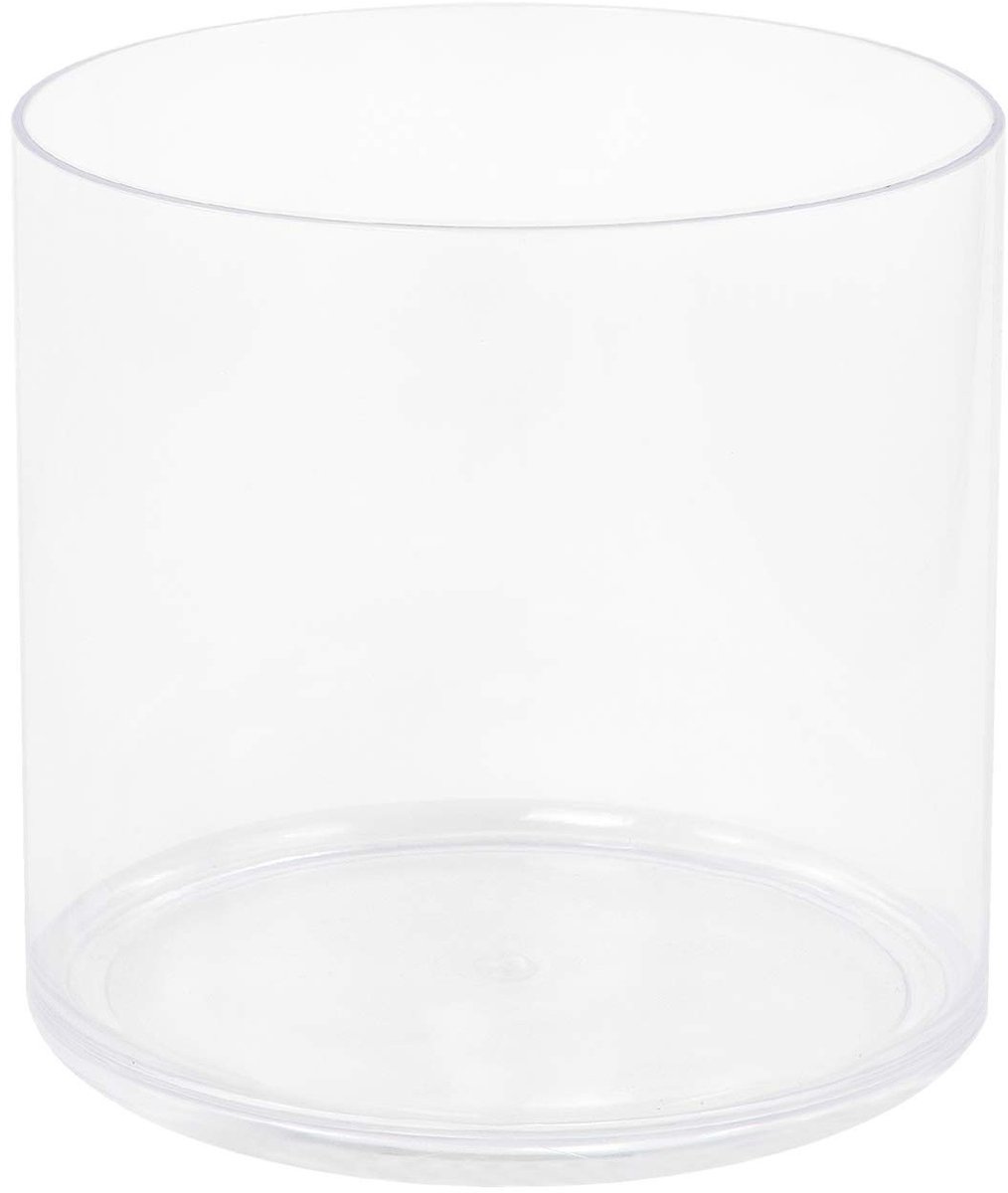 Omgoods - Decoratieve Acryl Vaas in Cilinder Vorm van 15 cm