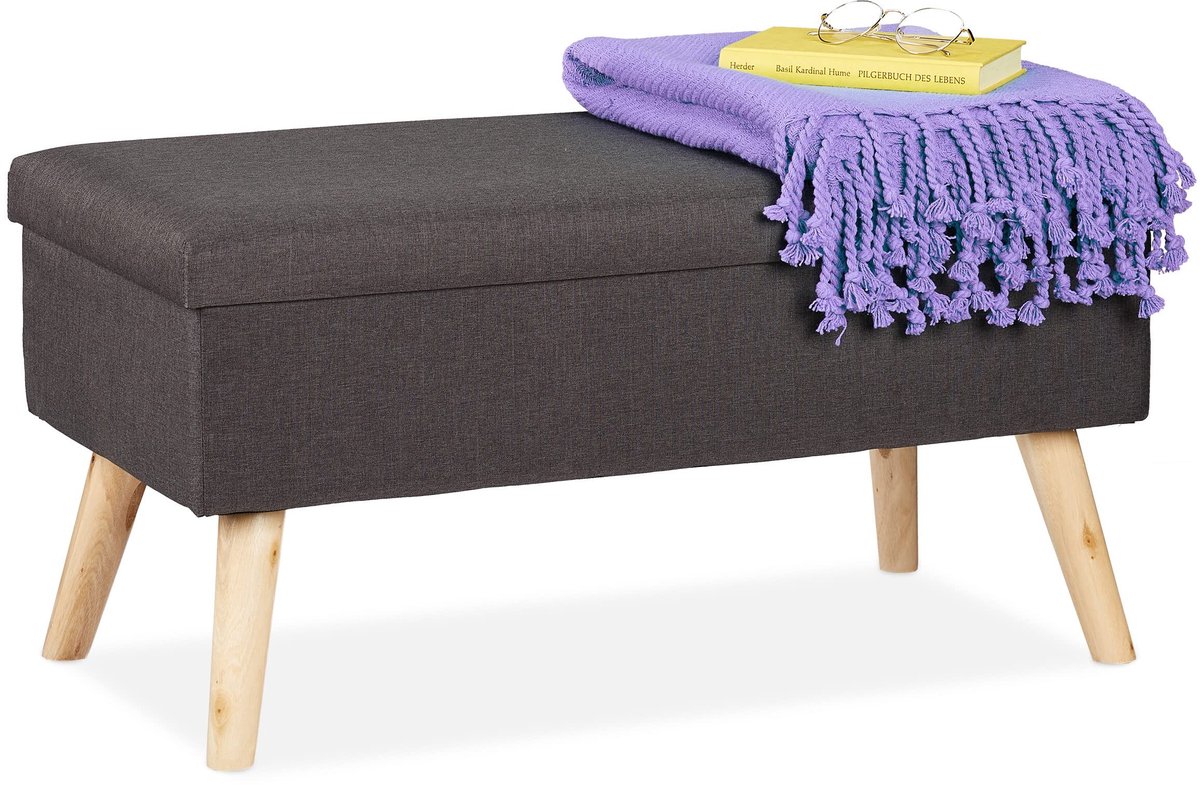 Omgoods - Comfortabele Hocker met Opbergruimte en Moderne uitstraling