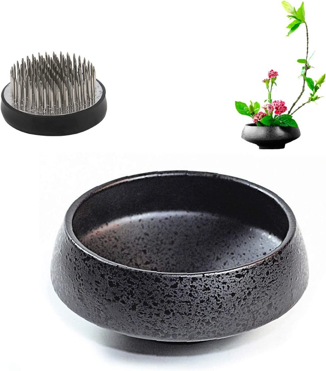 Omgoods - Bloemschikaccessoires met Keramische Vaas