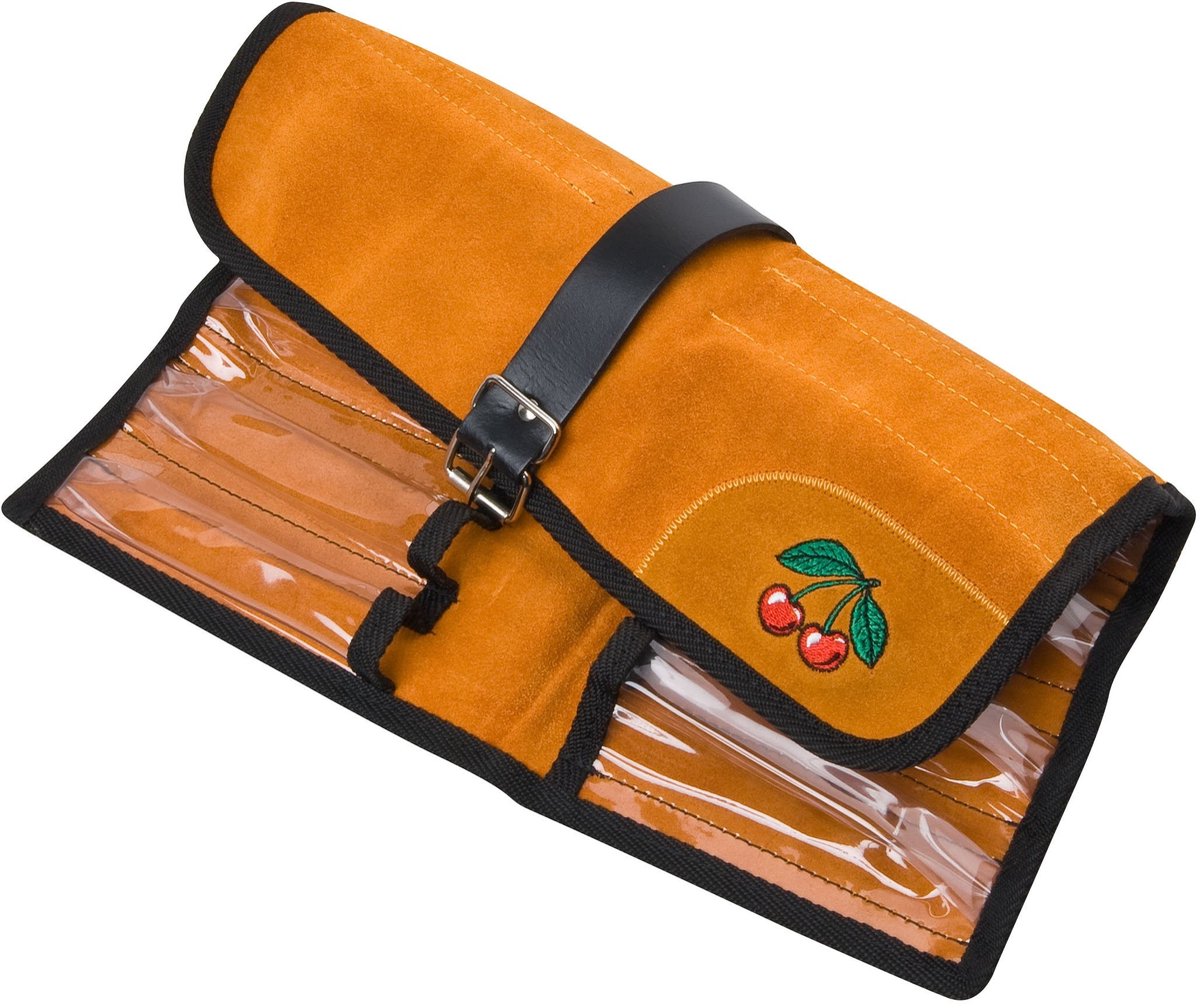 Omgoods - Suède Rollerbag voor Beitels met 12 Compartimenten