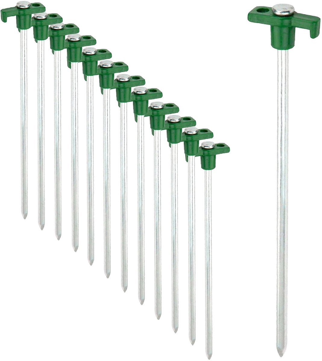 Omgoods - Set van 12 Haringpennen voor Campinggebruik
